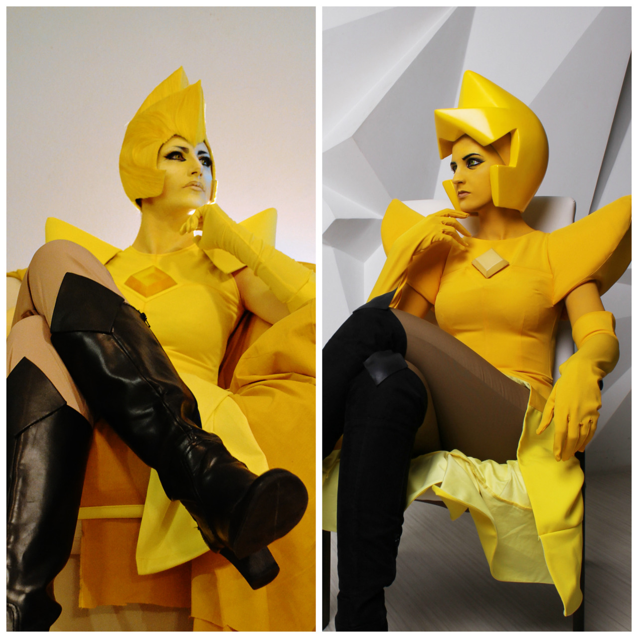 Loving these fierce Yellow Diamond cosplays! Want to enter our Halloween Contest?