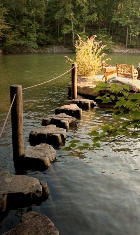 Rock Path, Lake Martin, Alabama