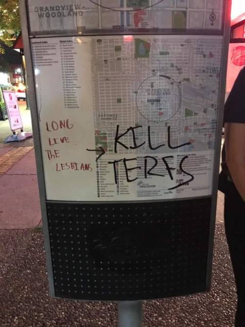 ms-gay-frogs: feduplesbian:Vancouver Canada August 2019 the fact that this didn’t even mention “terf