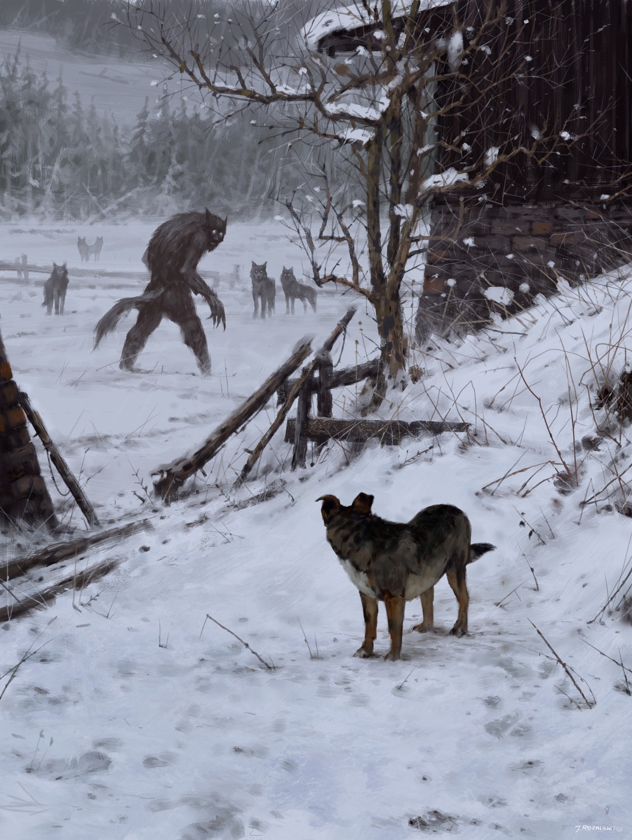 Old Friend by Jakub Rozalski
(jakubrozalski on artstation)