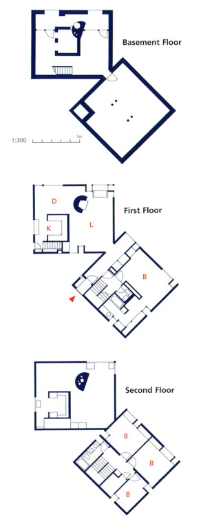 Louis Kahn - Fisher house. Pensilvania, United States. 1960-1967The home is designed as two cubes,