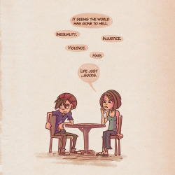 drawponies:  uglyfun:  nateswinehart:  Being good to each other is so important, guys.  that went in an unexpected direction  I don’t usually reblog stuff that’s not pony related, but I am in love with this post XD The art, writing and message are