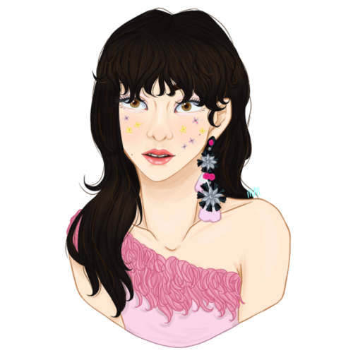 manymooa: Repost from @lshoony​ Taeyeon’s new MV is so dang pretty I had to draw her from it A