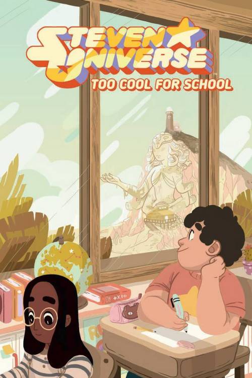 asieybarbie:    Hey everyone! Check out a preview of “Steven Universe: Too Cool For School” original graphic novel, published by BOOM Studios! Illustrated by me and Rachel Dukes, with colors and letters by Leigh Luna. Available April 12th ♥  