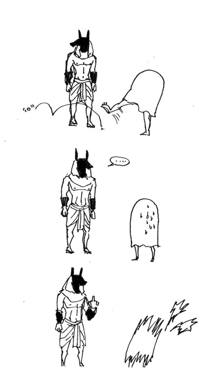 More Anubis and Medjed.