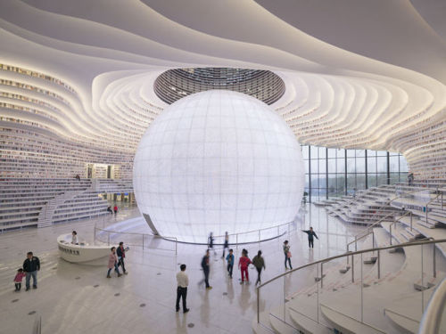 boredpanda:China Opens World’s Coolest Library With 1.2 Million Books, And Its Interior Will Take Yo