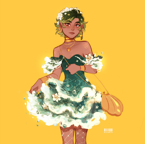 Wave + Magnolia dress ️Twitter | Instagram