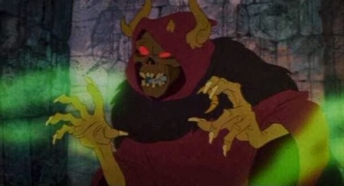 screenshot redraw of the horned king from black cauldron bc hes pretty cute