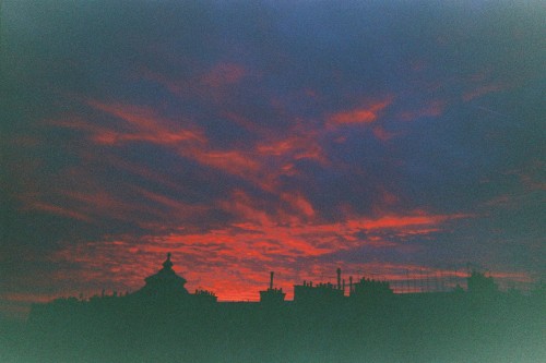 Before lockdown I used to shoot photos from my flat in Paris. Sometimes we even used to go on the ro