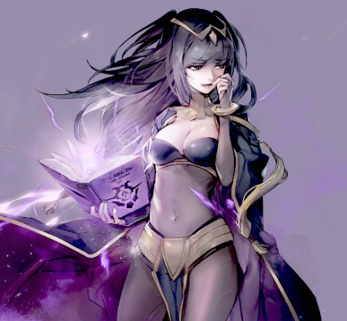 thelegendofpeach: Tharja in Fire Emblem: Heroes <3 <3 <3