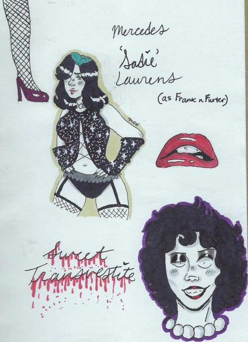 i drew my OC as frank n furter, sue me