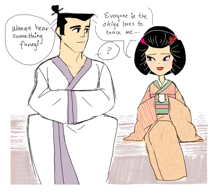 lilboatbigocean: Another for this AU.  *okiya, a lodging house for maiko and geisha.