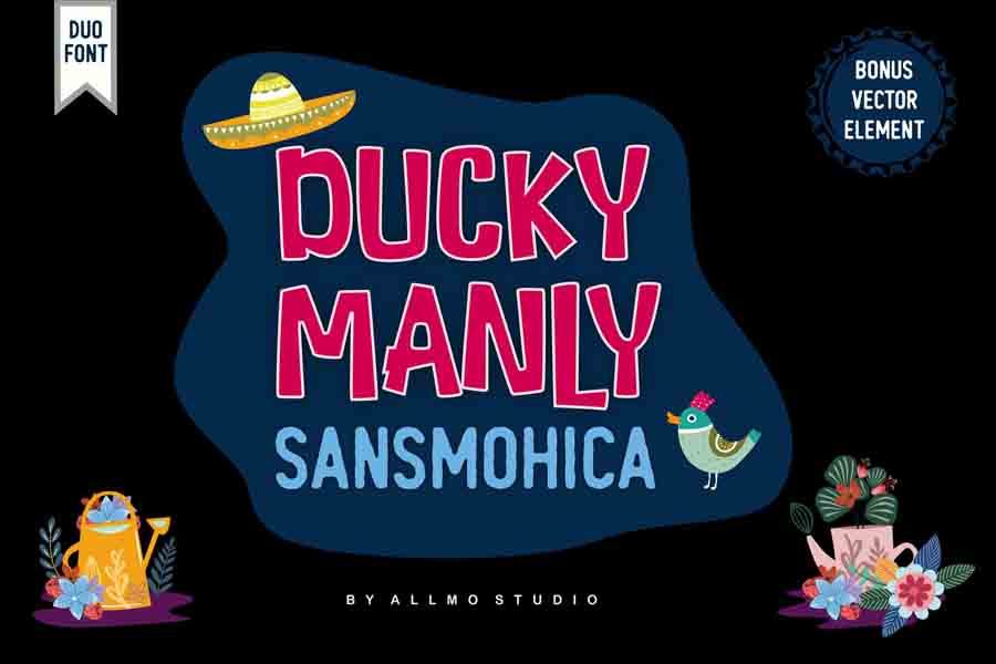 Ducky Manly by Allmo Studio poster