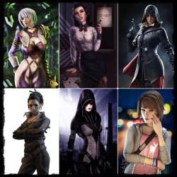 darkangel36:  Personajes que Reblogeare en SFM Part 1- Soul Calibur : Ivy Valentine- Bioshock : Elizabeth- Assasing Greed : Evie Frye-  Dying Light : Jade Aldemir- Mass Effect : Kasumi Goto- Life in Stranger : Max Caulfield