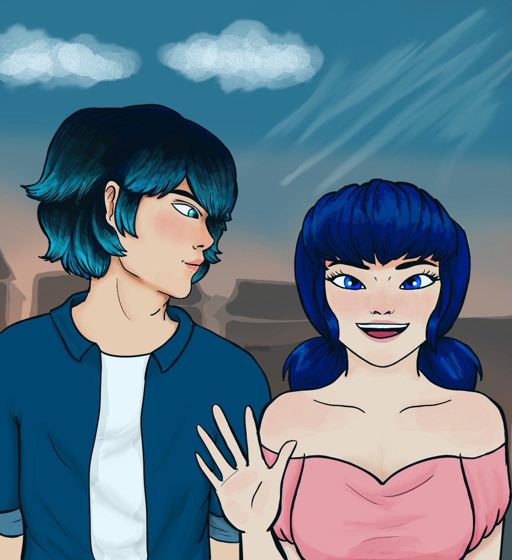 Thepurytime — So... i drew this with Marinette ;)