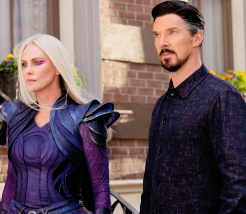 Clea and Doctor Strange in new still from DSMOM (+ Charlize Theron presents Clea officially!)