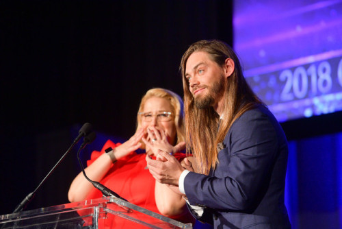 Tom Payne attends the 55th Annual Cinema Audio Society Awards at InterContinental Los Angeles Downto