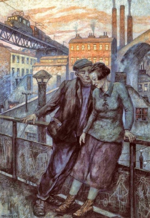 Hans Baluschek (9 May 1870 – 28 September 1935) Baluschek was a prominent representative of Ge