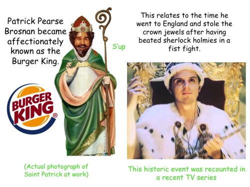 ohsoromanov: katersgonnak8: We’re back with your handy guide to the true history of St. Patric