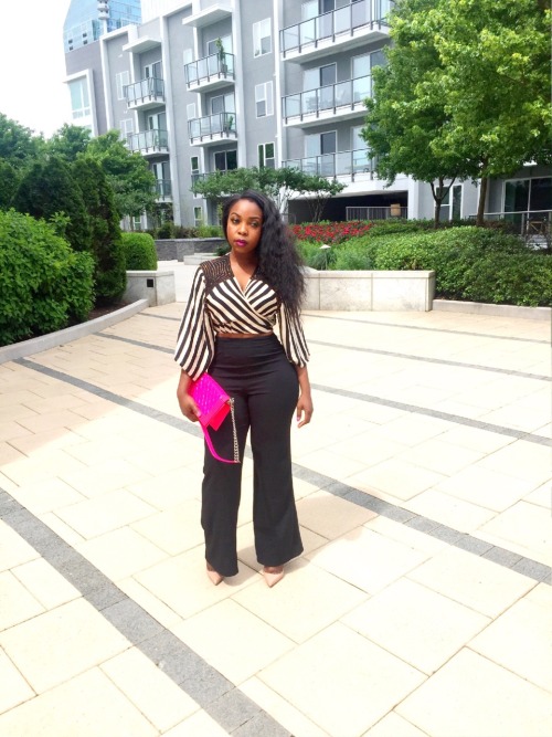 glamchronicles:  STRIPED Hey folks!  A quick blog post today for all you lovely readers out there. I was out and about yesterday in midtown and decided to capture some shots of my ootd. I had a few meetings late afternoon yesterday and I couldn’t resist