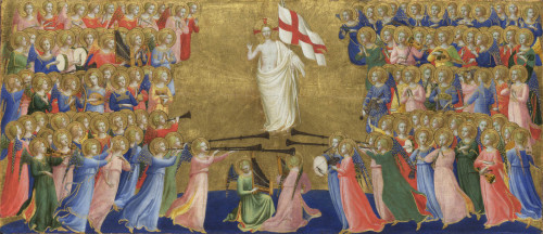 Christ Glorified in the Court of Heaven, from the predella of the Fiesole Altarpiece, by Beato Angel
