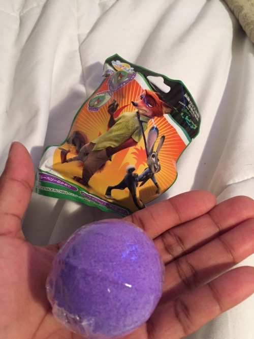 Remember that bath bomb I posted… this was inside of it!! Nick and Judy!