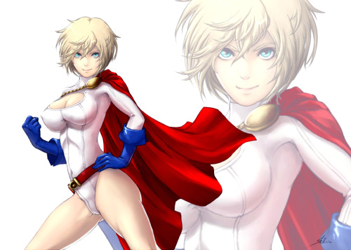 Porn photo super-hero-center:  POWER GIRL 2 by ~stealthmaria