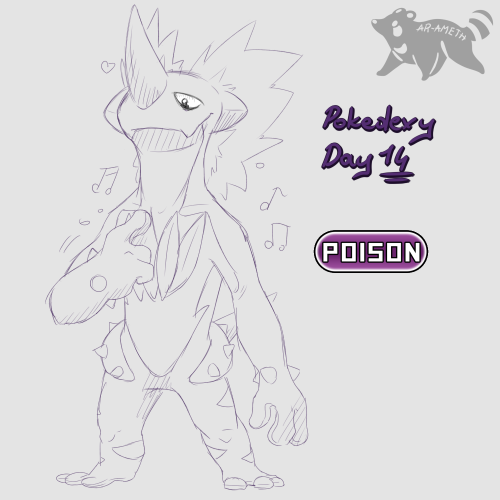 #POKEDDEXY Day 14: Favorite Poison typeToxtricity - Low Key