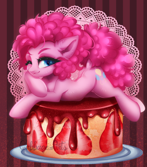 kabbage-arts:Pinkie Pie Cake Day!