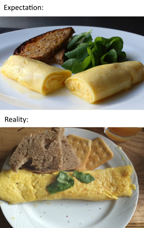 My first french omelette…. Make sure to follow me on Instagram @theshittyfoodblog: https://if