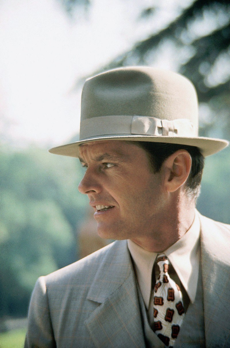 Jack Nicholson in Chinatown, 1974.