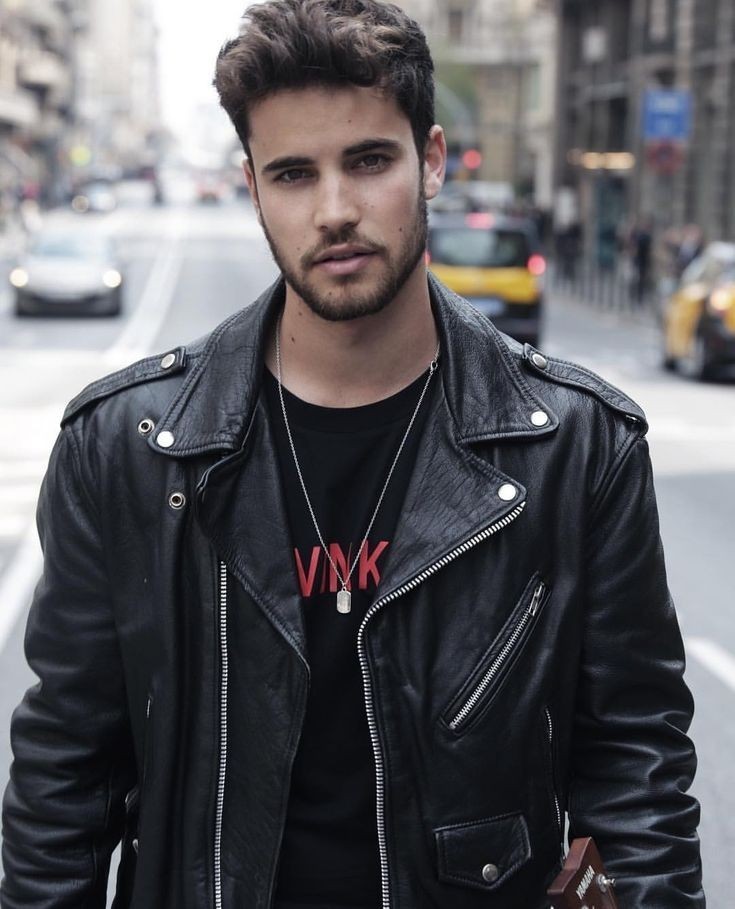 leather guys are so sexy on Tumblr: Image tagged with leather jacket