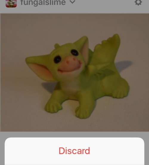 fungalslime: fungalslime:  I was going to make a post with this very sweet looking dragon and couldn’t think of anything so I went to delete it but I couldn’t do it because of how upsetting this was to me.  I’ll never discard you baby it’s ok