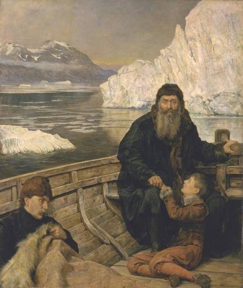 John Collier - The last voyage of Henry Hudson (1881)