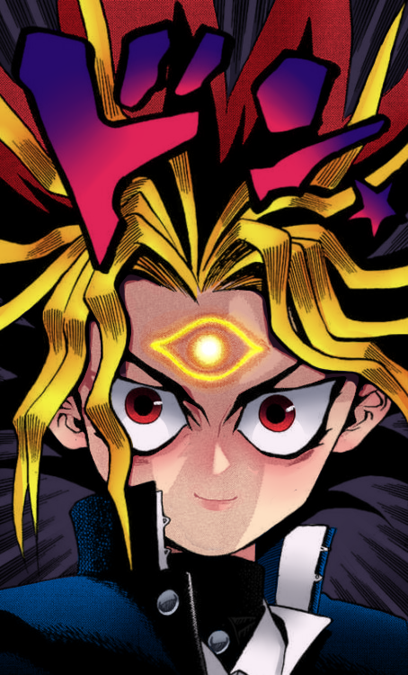 I wanted to try my hand at coloring a Yu-Gi-Oh! manga panel!! I had so much fun, this was so satisfy