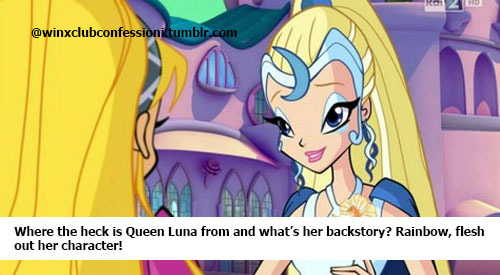 WHERE THE HECK IS QUEEN LUNA FROM AND LIKE WHATS HER BACK STORY sorry about the clapping but it&