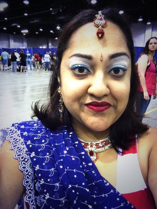 sporebat: steverogersorbust: For those of you asking, I was Indian Captain America! I got lots of sw