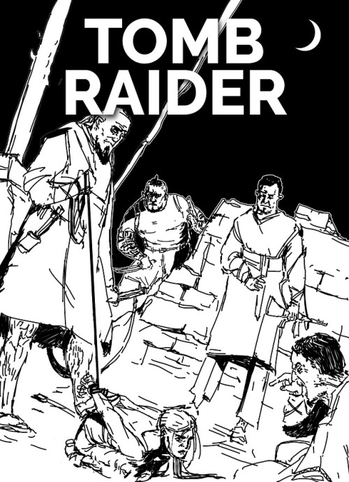 TOMB RAIDER InktoberDigital version. Tomb Raider comic covers.#2 - Second 10 daysps. Let me know whi