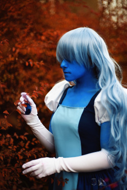 daiyamondowonderland: ` I didn’t need to feel. I saw.Steven Universe series. Character: SapphireMade by me, https://facebook.com/daiyamondoscosplay