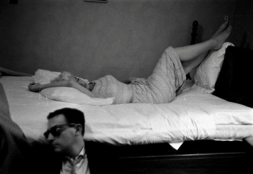 talesfromweirdland: Marilyn Monroe takes a nap during a visit to, of all places, Bement, Illinois. 1