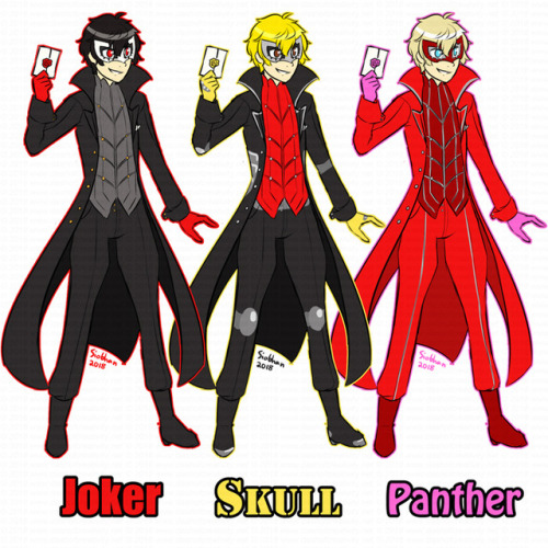 dash-of-creativity:  CAN YOU BELIEVE JOKER’S IN SMASH? BECAUSE I SURE CAN’T.I think it’d be really cool if his alternate colours were based off of his friends, so I drew some mock-ups!! Can’t wait to see what he’ll be like.  Artwork © 2018