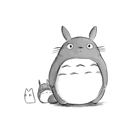 Drowning Totoro Background Is Transparent