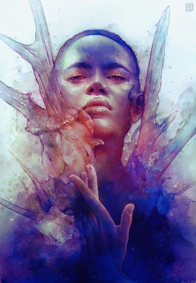 crossconnectmag:  Anna Dittmann (previously)  is 22 years old illustrator from San