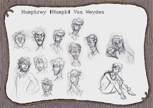 fortesnick: Self-study part 1Character designs based on Jack London´s 1904 novel “T