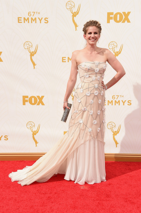 Anna Chlumsky in Bibhu Mohapatra at the 2015 Emmy Awards