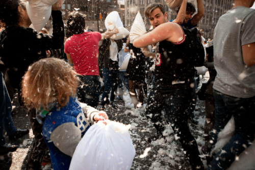 https://bit.ly/2CT67Ao #PillowFightDay The word pillow fight day...