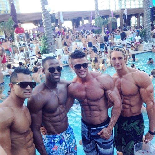 drwannabe:  two unknown guys (ids?) with Jaco de Bruyn and Shaun Stafford