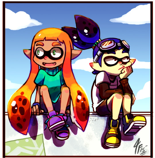 searching-for-bananaflies:  I like to think this is what inkling couples like to