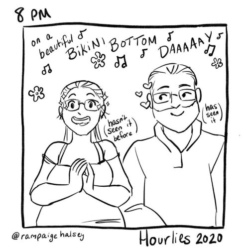 8pm It’s the beeeeest day eeeeveerrrr!!! #hourlies #hourlycomicday #hourlies2020 #hourlycomicd