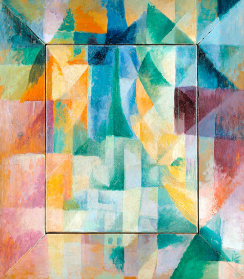 Robert Delaunay, Window picture, 1912. Hamburger Kunsthalle